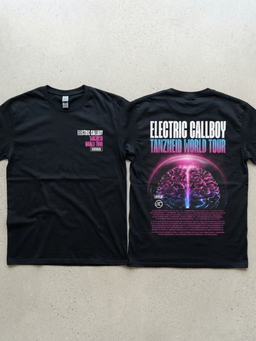 Electric Callboy Tanzneid World Tour Black T-Shirt S-4XL